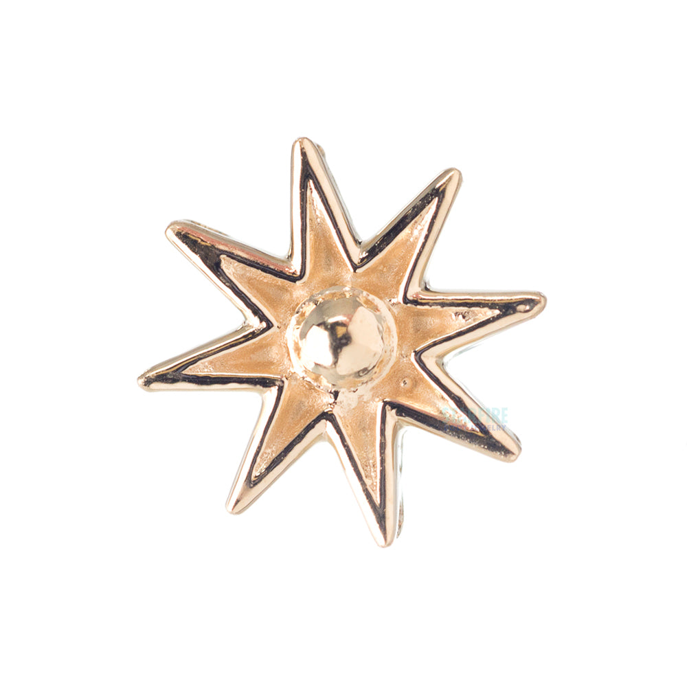 "Nova" Threaded End in Gold
