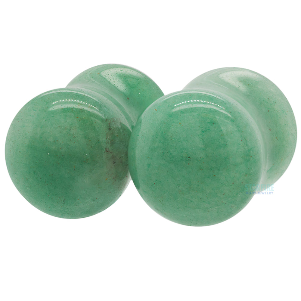 Stone Plugs - Green Aventurine