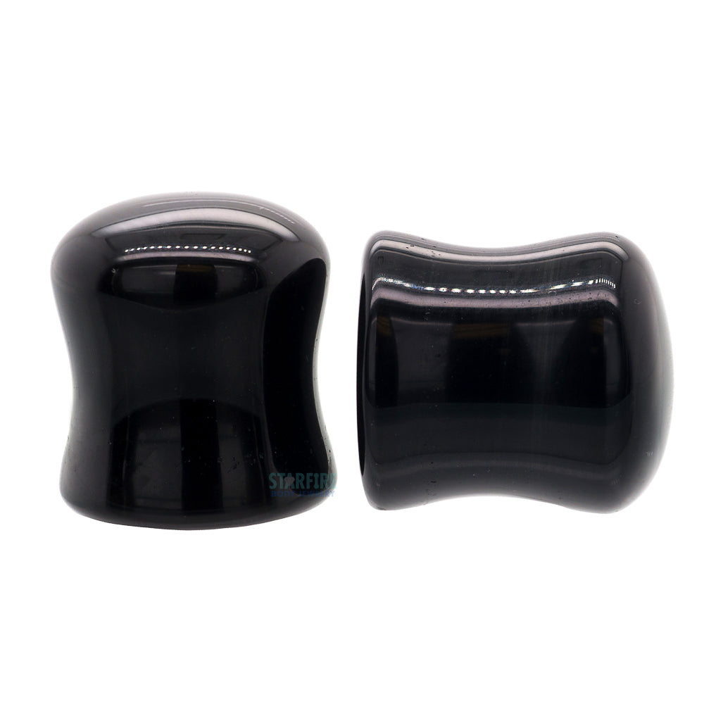 Stone Plugs - Rainbow Obsidian