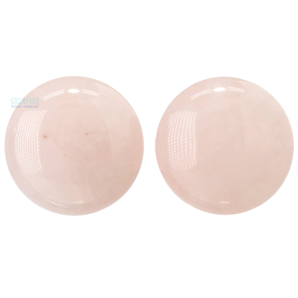 Stone Plugs - Rose Quartz
