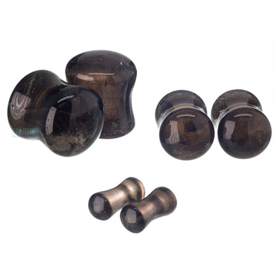 Stone Plugs - Smoky Quartz