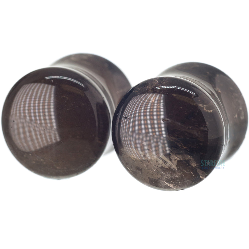 Stone Plugs - Smoky Quartz