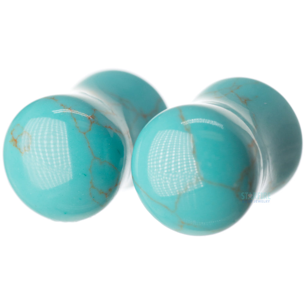 Stone Plugs - Turquoise