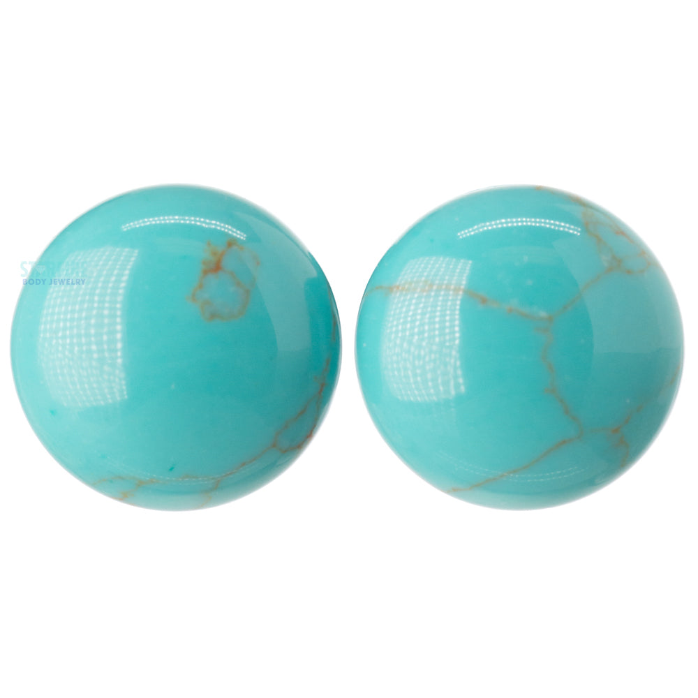 Stone Plugs - Turquoise