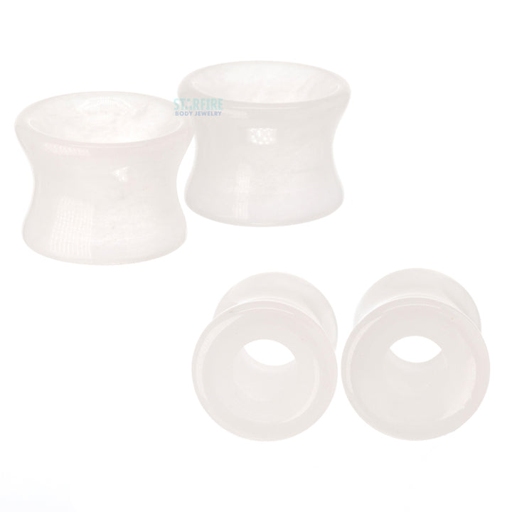 Stone Eyelets - White Jade