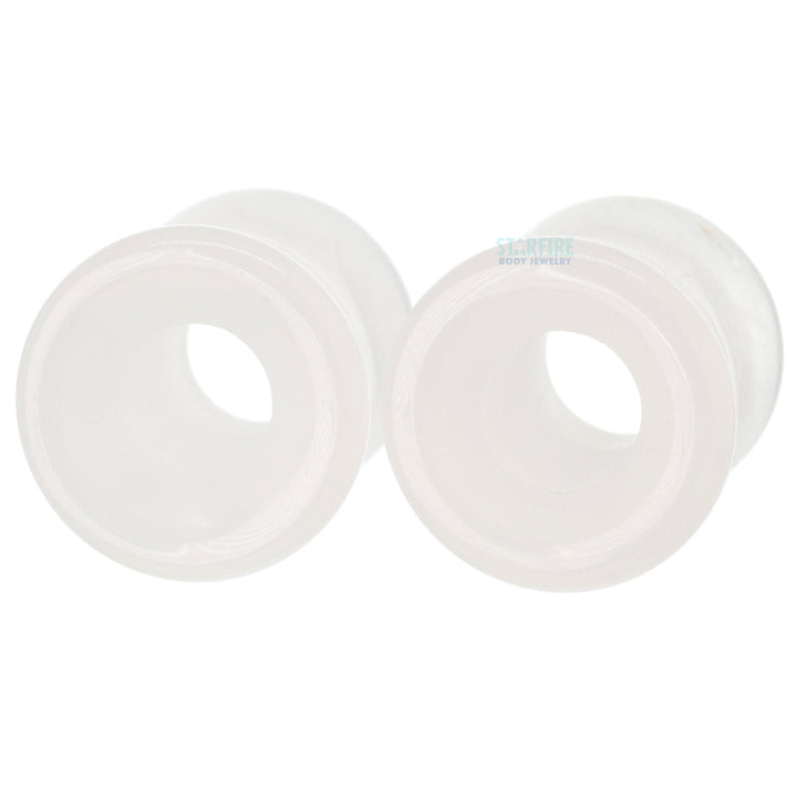 Stone Eyelets - White Jade