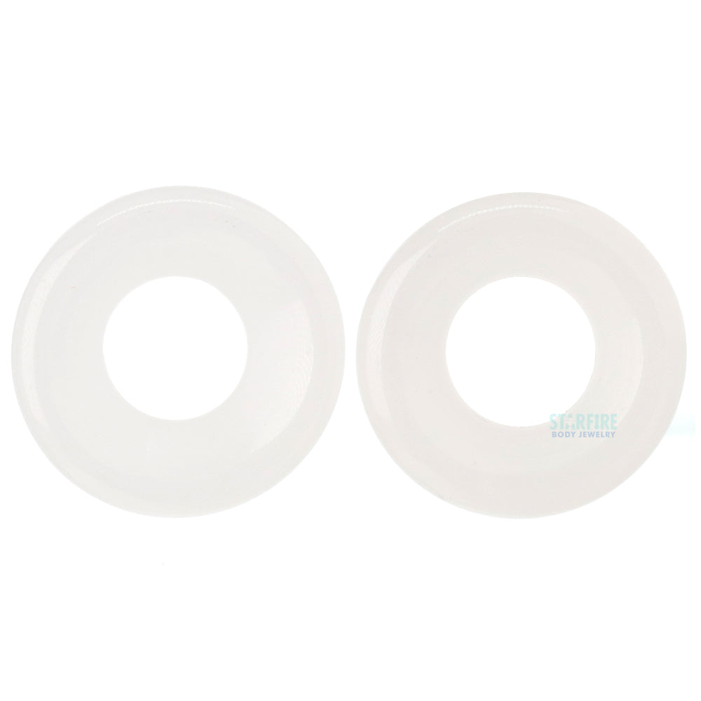 Stone Eyelets - White Jade