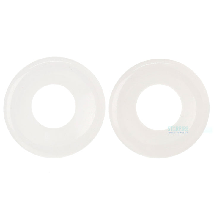 Stone Eyelets - White Jade