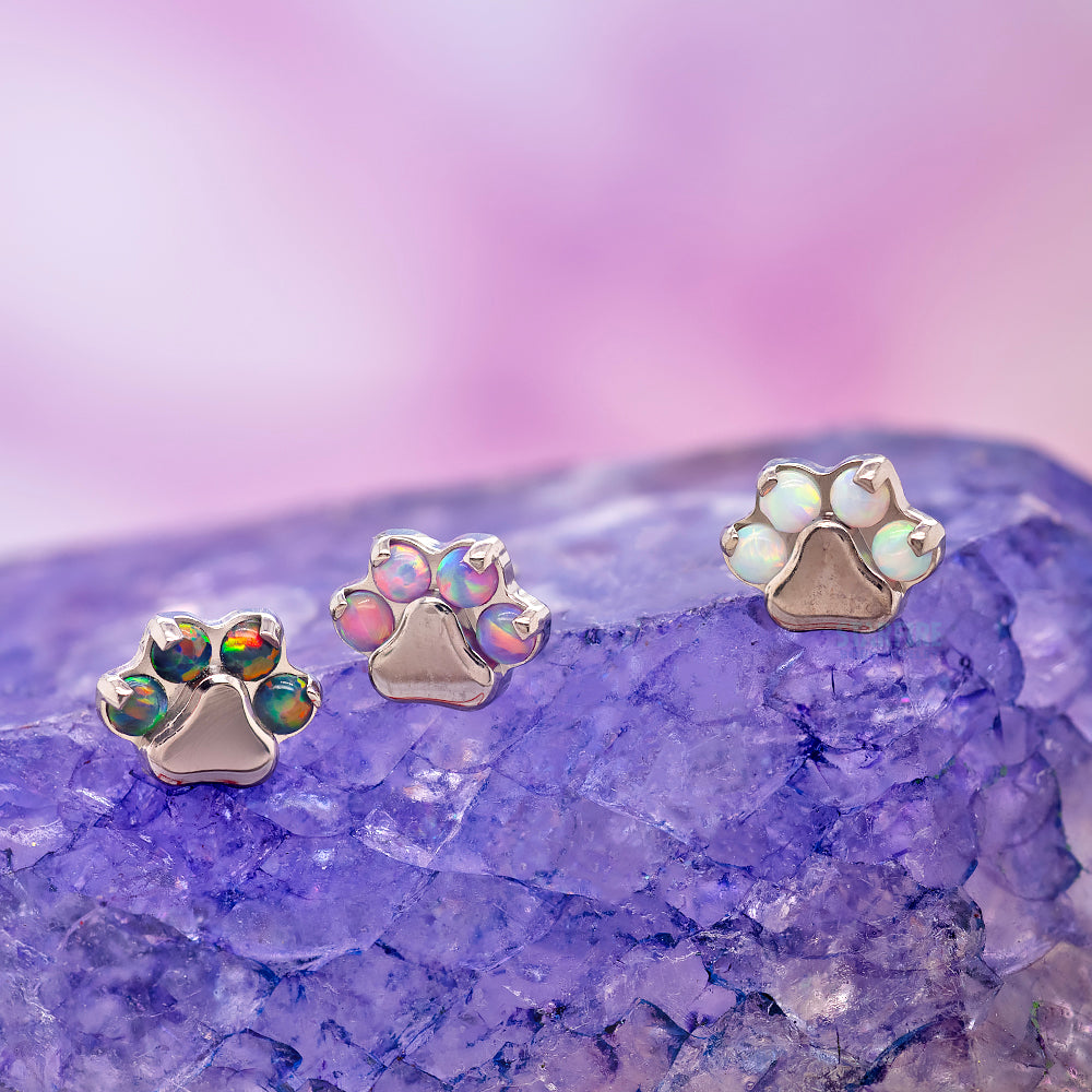 threadless: Opal Paw Print End