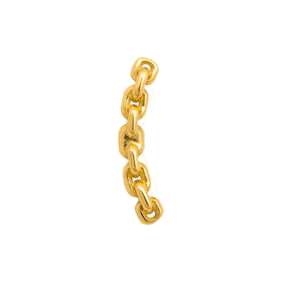 threadless: Chain Link Pin in Gold