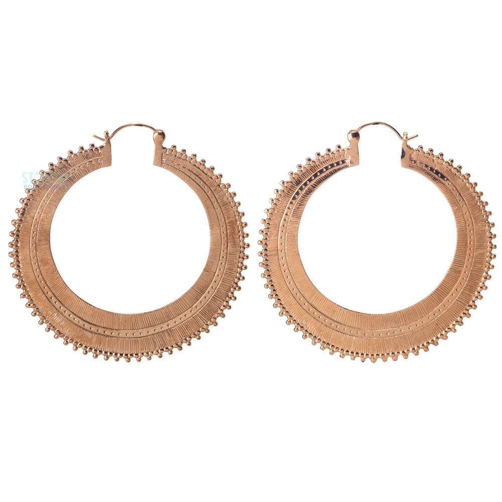 Afghan Hoop Earrings