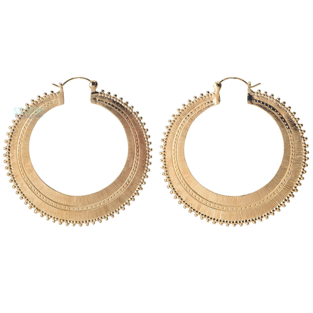 Afghan Hoop Earrings