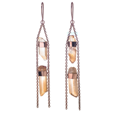"2 Chainz" Crystal Drop Earrings