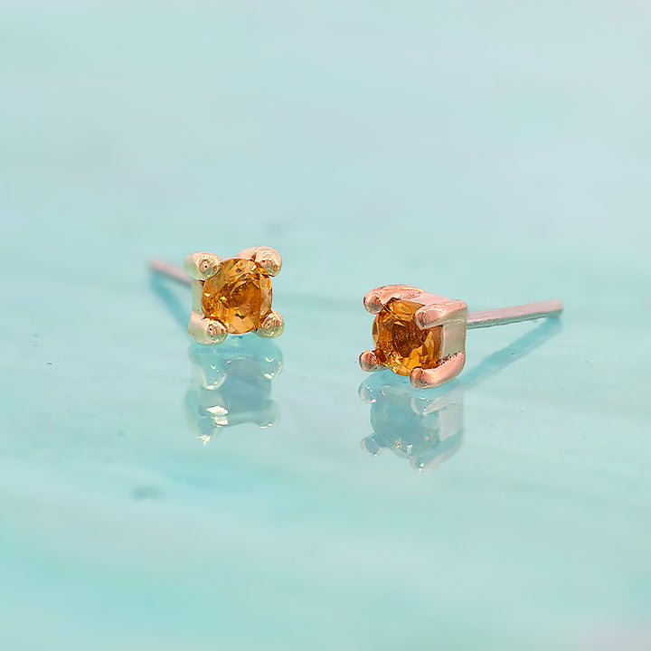 threadless: Prong-Set Citrine End in Gold
