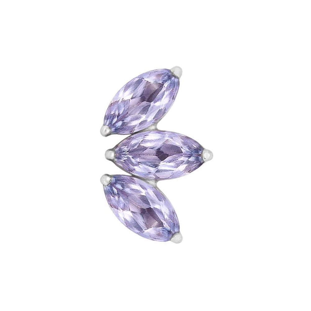 threadless: "Mini Moet" End in Gold with Tanzanites