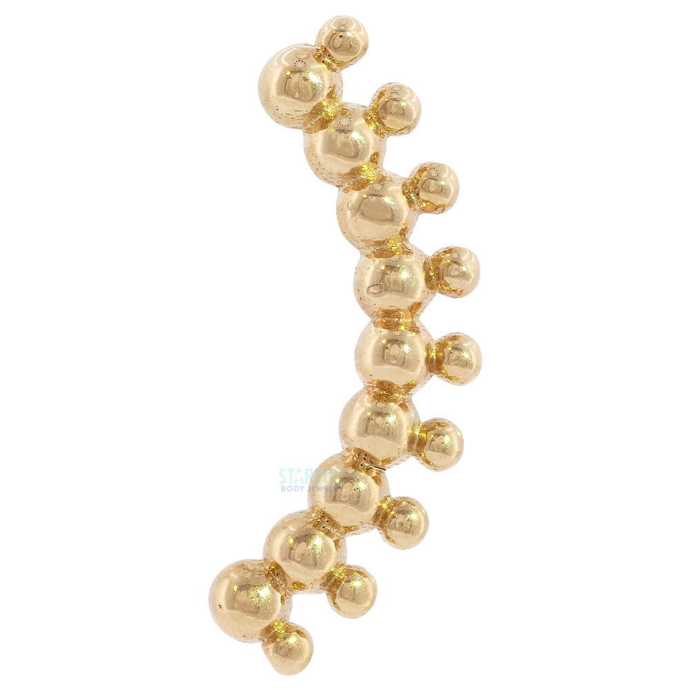 threadless: "Curved Sol" Pin in Gold
