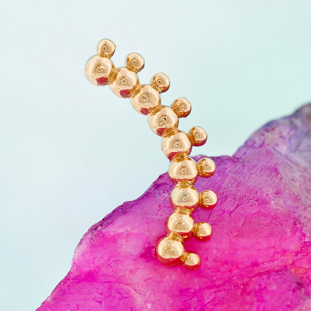 threadless: "Curved Sol" Pin in Gold