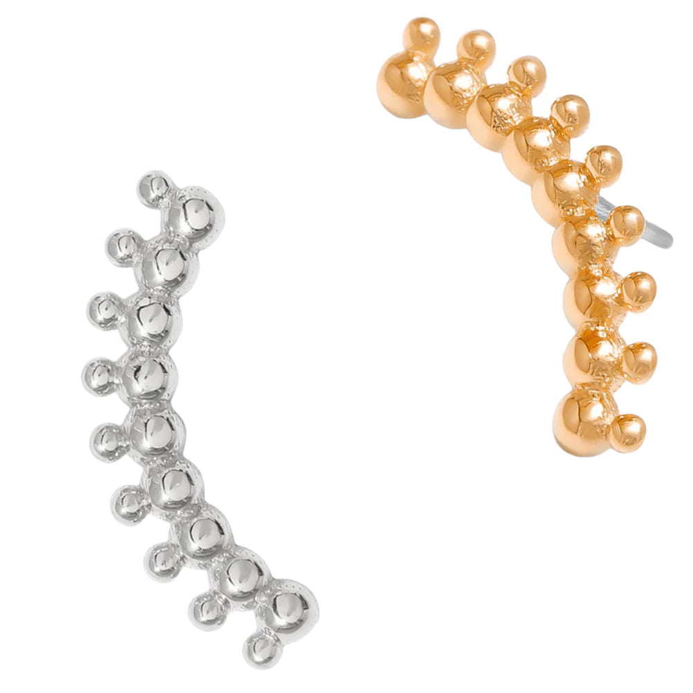 threadless: "Curved Sol" Pin in Gold