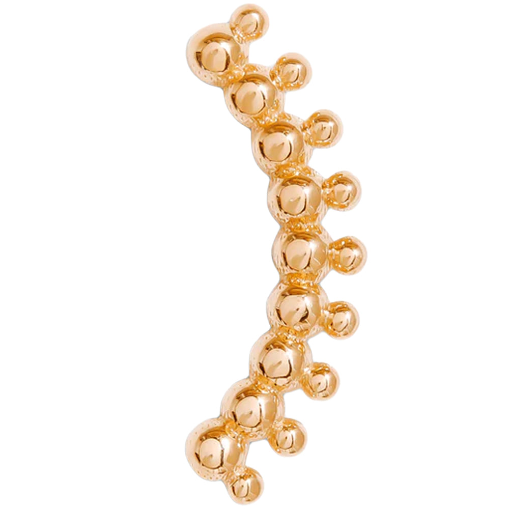 threadless: "Curved Sol" Pin in Gold