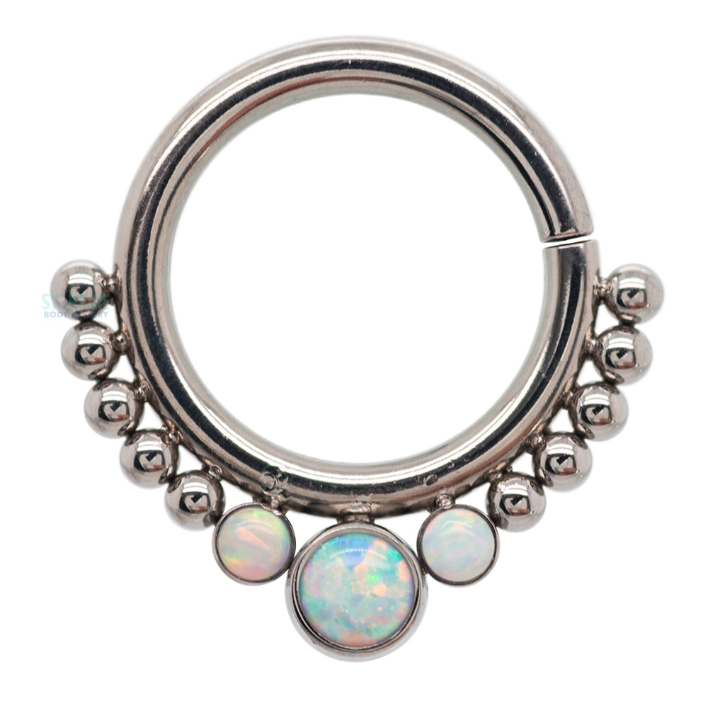 "Samaya" 'Haute Couture' Opal Seam Ring