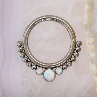 HSMR-F 'Haute Couture' Opal Seam Ring