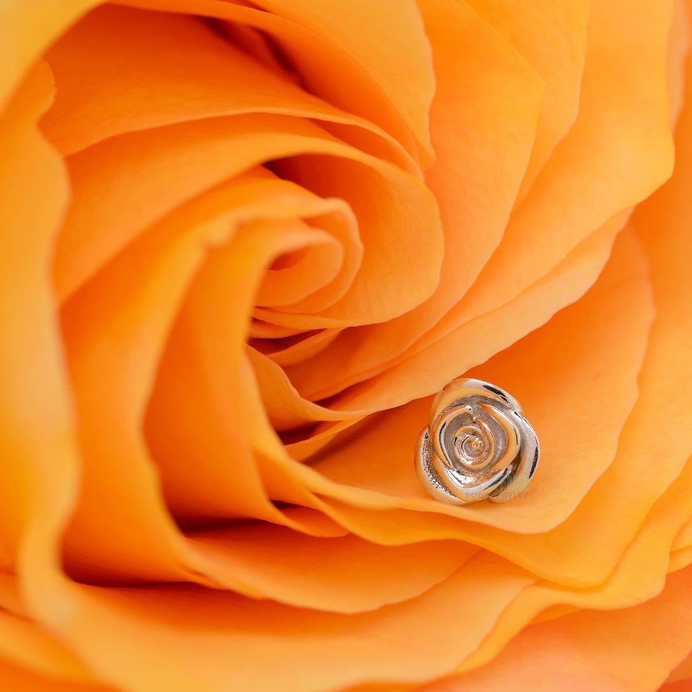 threadless: Rose Pin in Gold