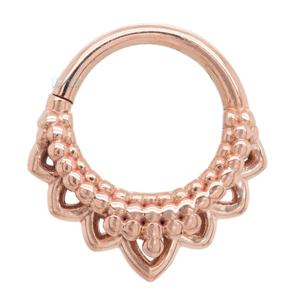 "Temple" Continuous Ring in Gold