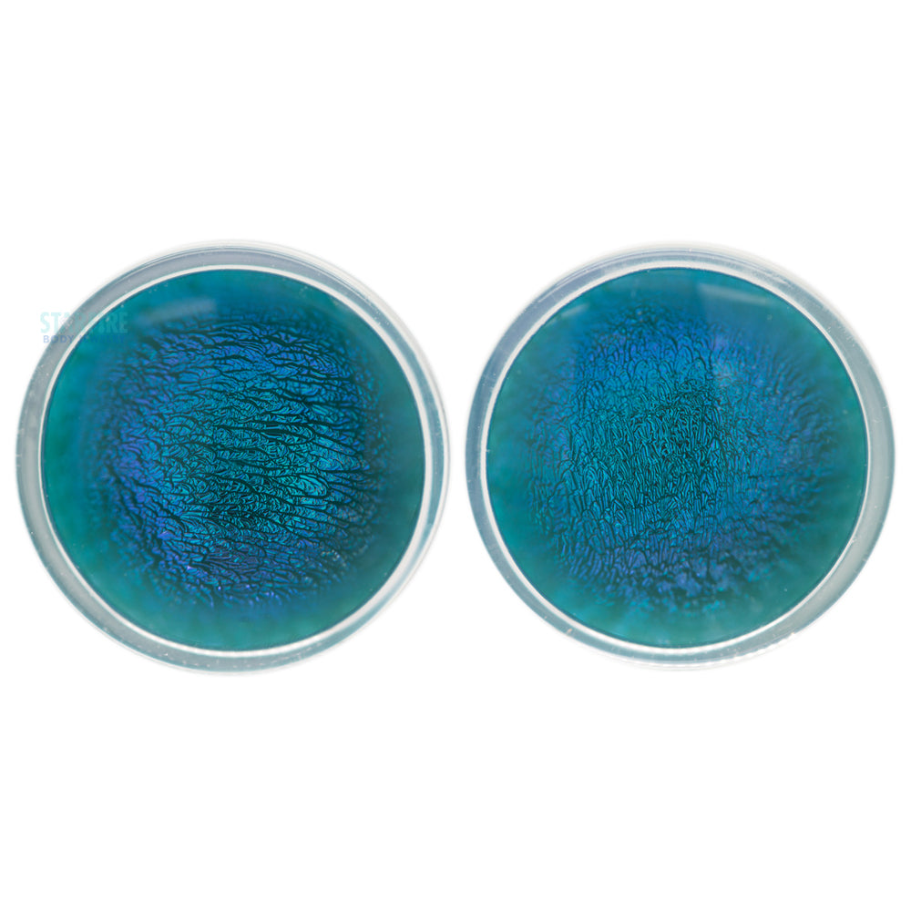 'Mar' Collection 2020 Dichroic Glass Plugs