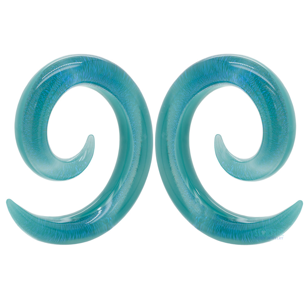 'Mar' Collection 2020 Dichroic Glass Spirals