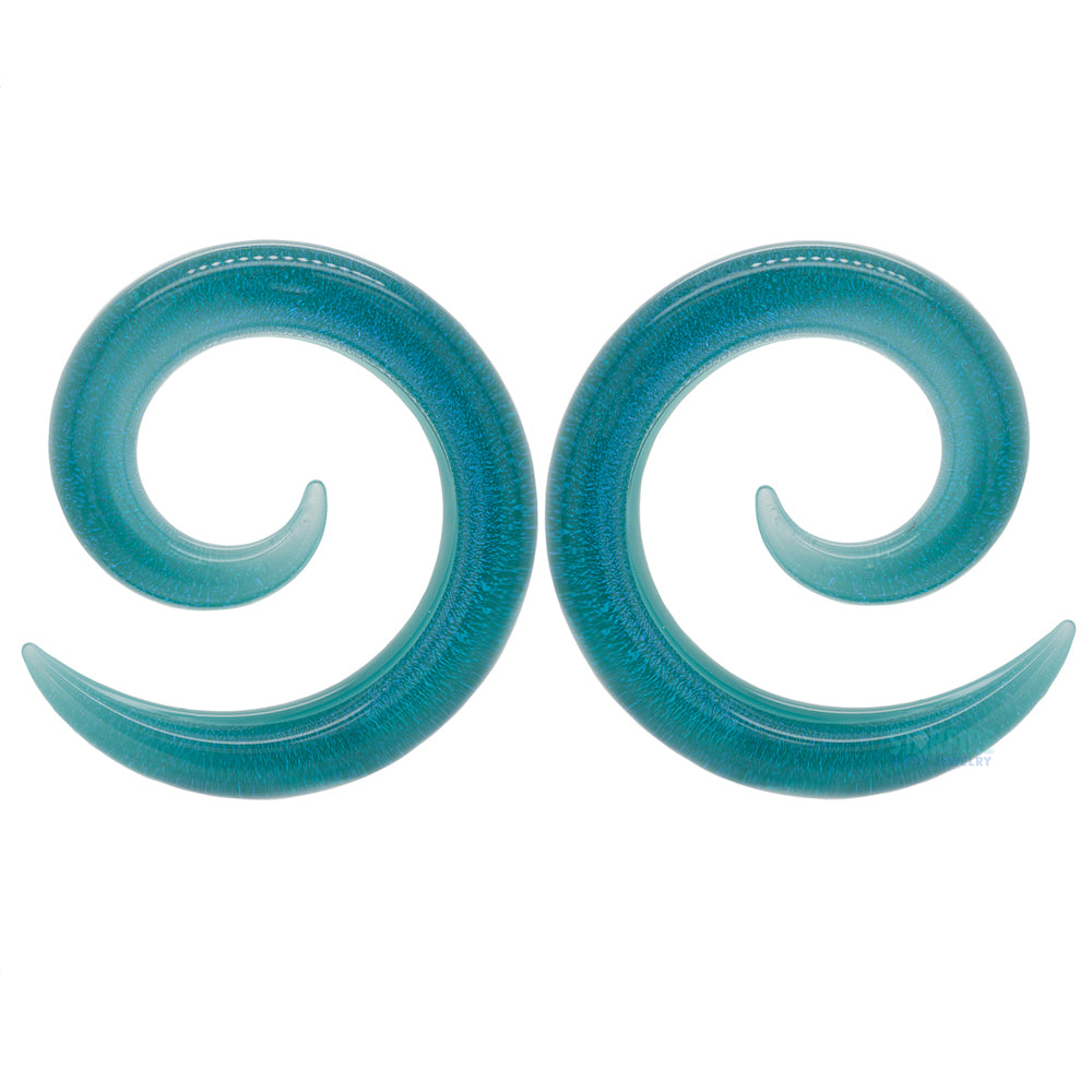 'Mar' Collection 2020 Dichroic Glass Spirals