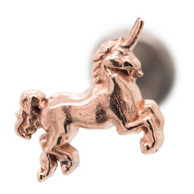 Unicorn in Gold - on flatback