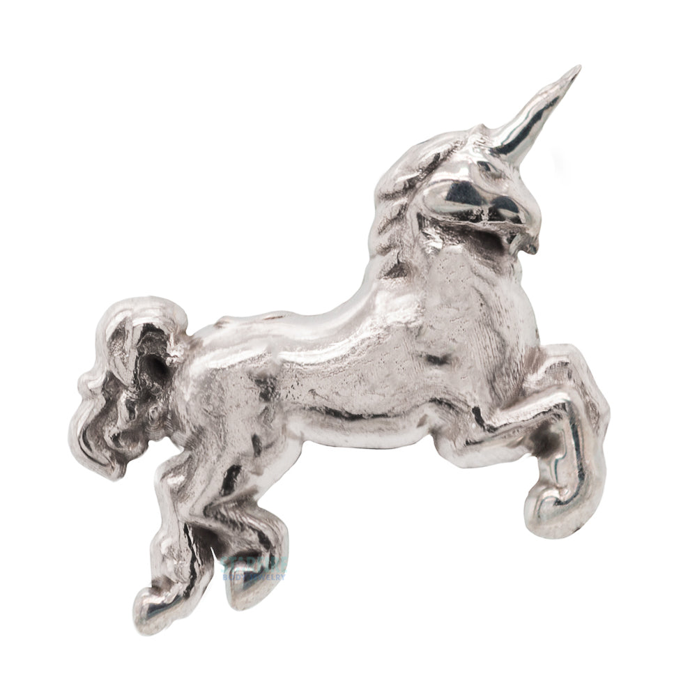 Unicorn Threaded End in Gold