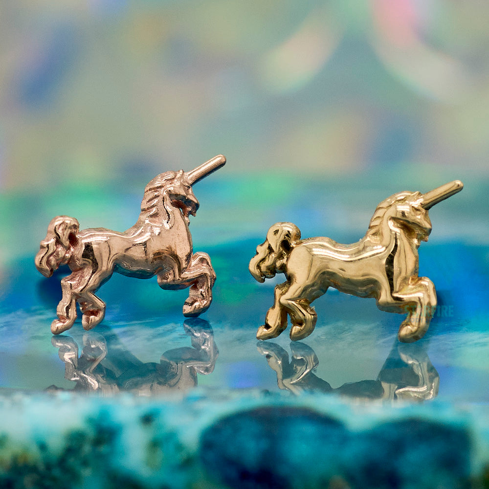 threadless: Unicorn End in Gold
