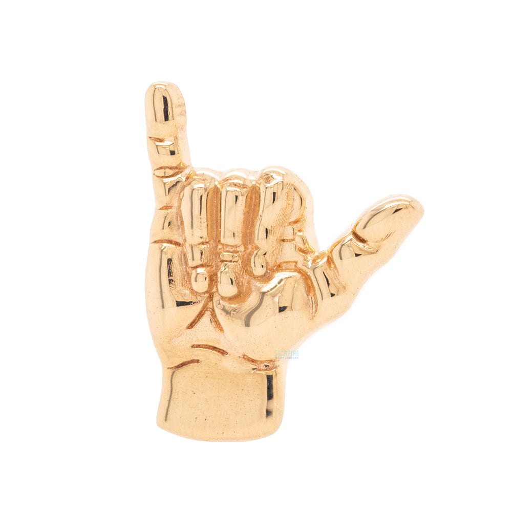 threadless: Hang 10 "Shaka" End in Gold