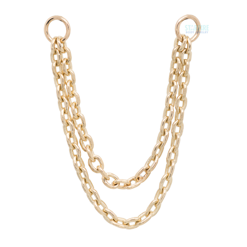 "Rolo" Chain Attachments in Gold