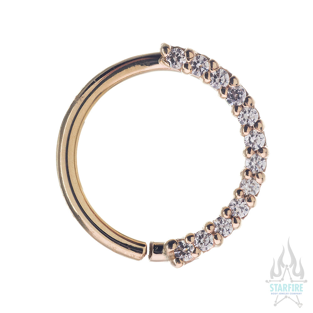 Gem "Oaktier" Seam Ring in Gold with DIAMONDS