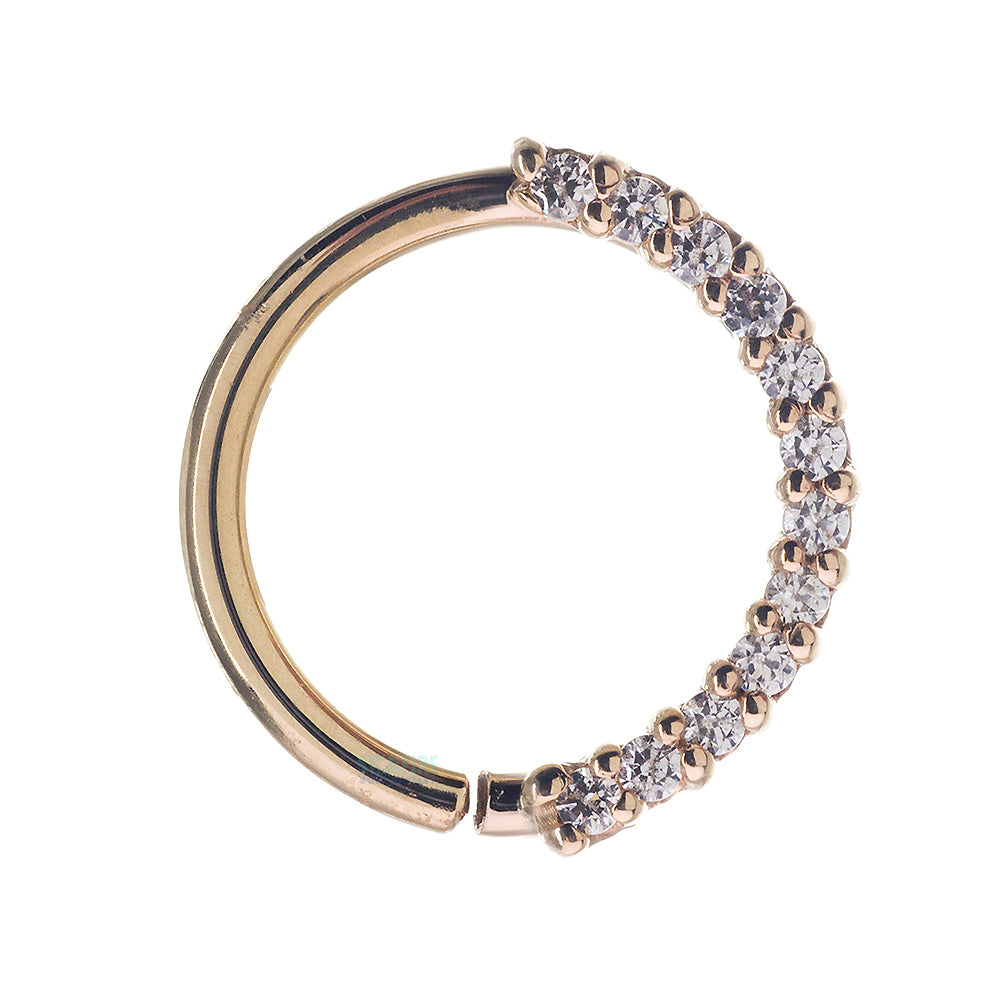 Gem "Oaktier" Seam Ring in Gold with DIAMONDS