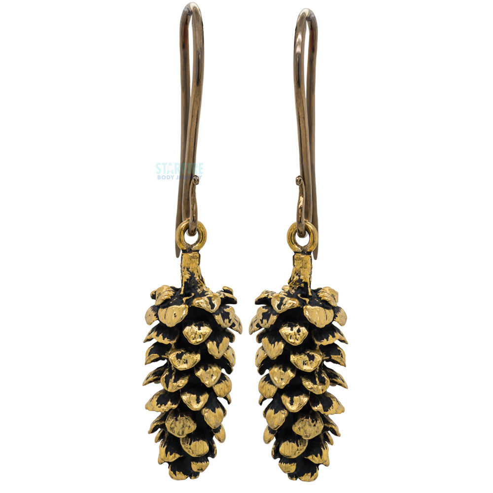 "Pine" For the Love of Pinecones Hoops