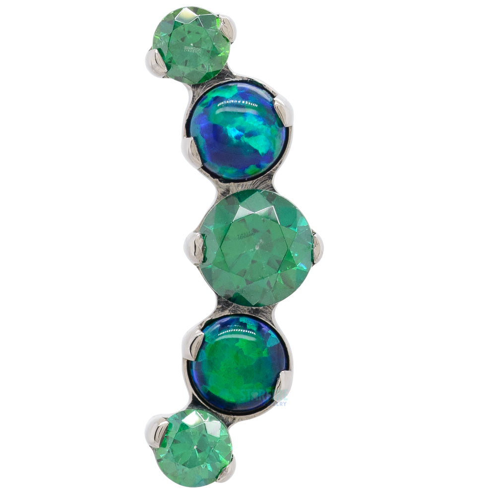 threadless: Mixed Gem "Prium" Cluster 1 End - custom color combos
