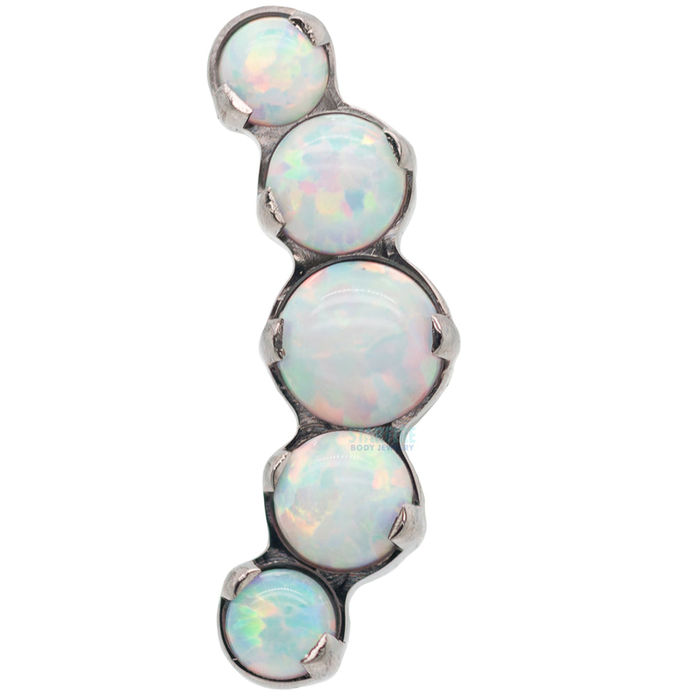 threadless: "Prium" Opal Cluster End