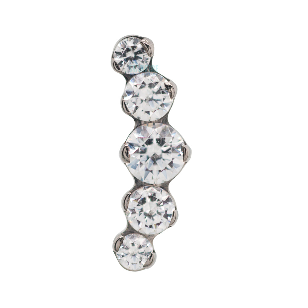 threadless: "Prium" Faceted Gem Cluster End