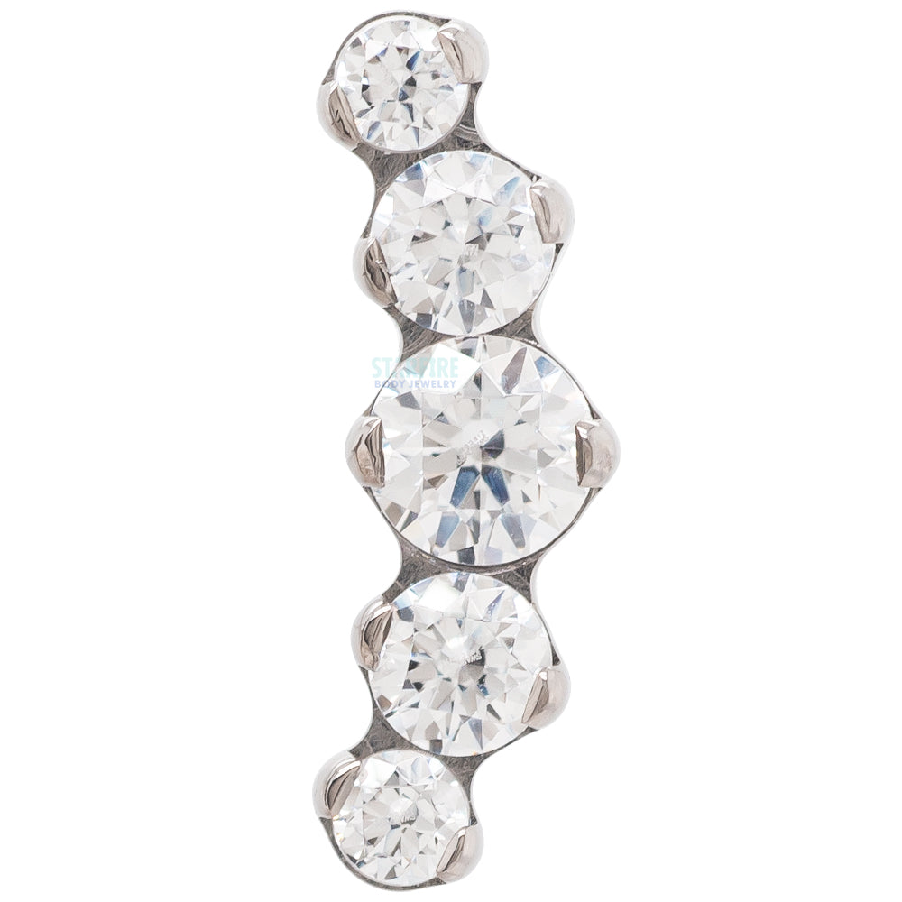 threadless: "Prium" Faceted Gem Cluster End
