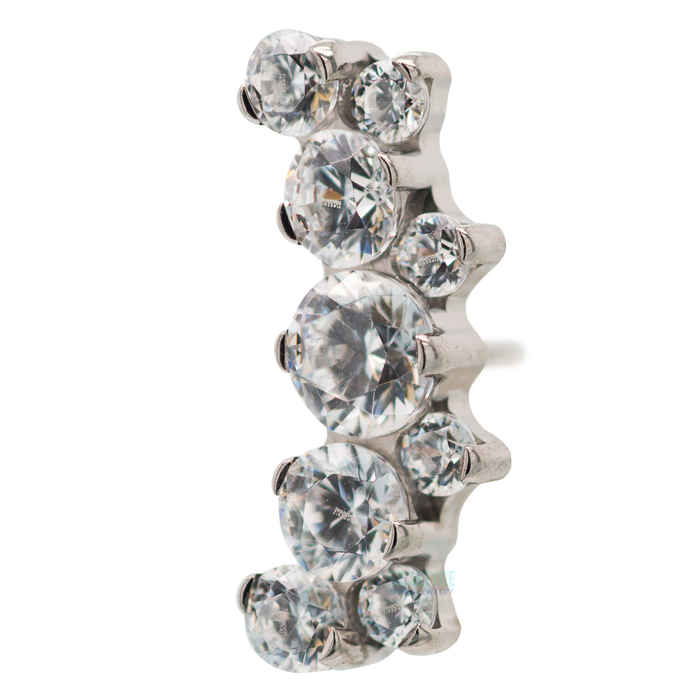 threadless: "Suprium" #3 Faceted Gem Cluster End