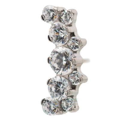 threadless: "Suprium" #3 Faceted Gem Cluster End