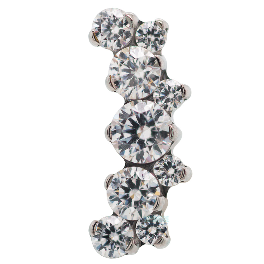 threadless: "Suprium" #3 Faceted Gem Cluster End