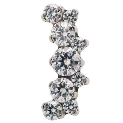 threadless: "Suprium" #3 Faceted Gem Cluster End