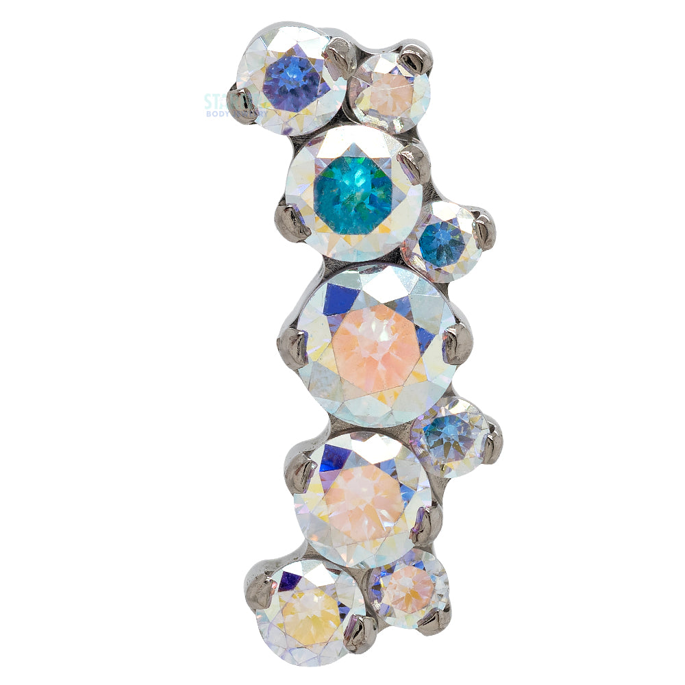 threadless: "Suprium" #3 Faceted Gem Cluster End