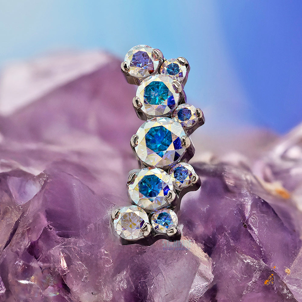 threadless: "Suprium" #3 Faceted Gem Cluster End