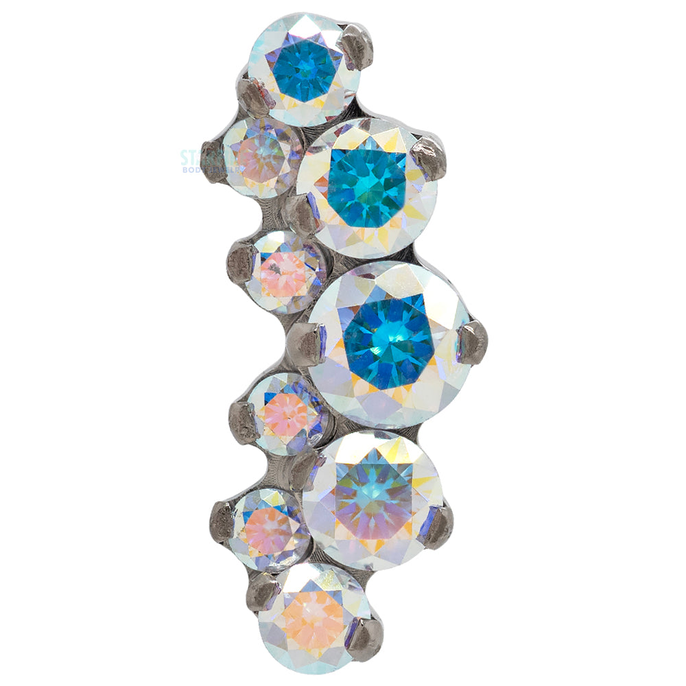 threadless: "Suprium" #4 Faceted Gem Cluster End