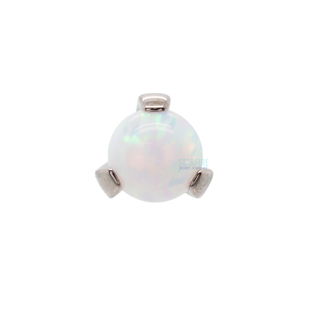 threadless: 3 Prong-Set Opal Ball End
